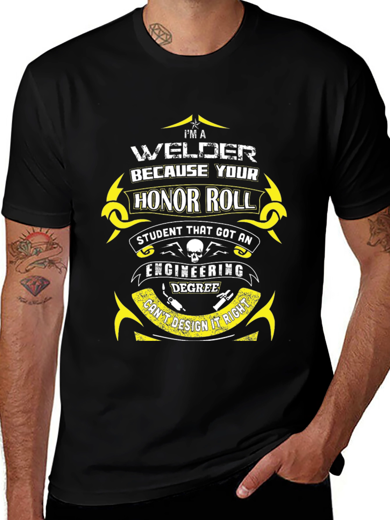 Welder Honor Roll T-Shirt - Funny Gift