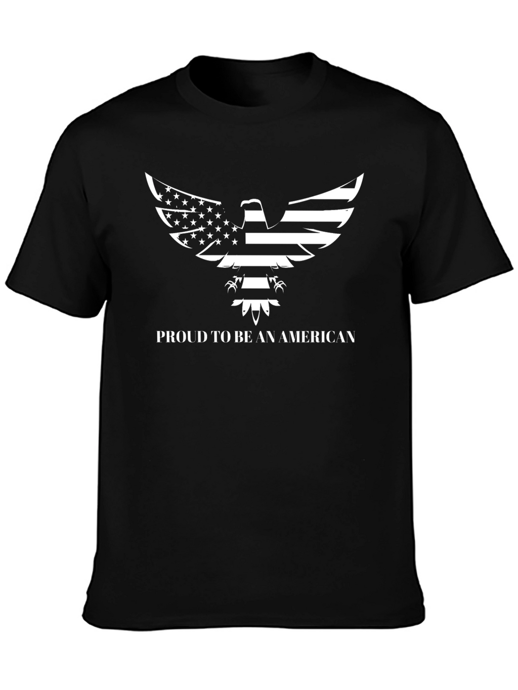 Proud American Eagle Graphic Tee - Patriotic T-Shirt