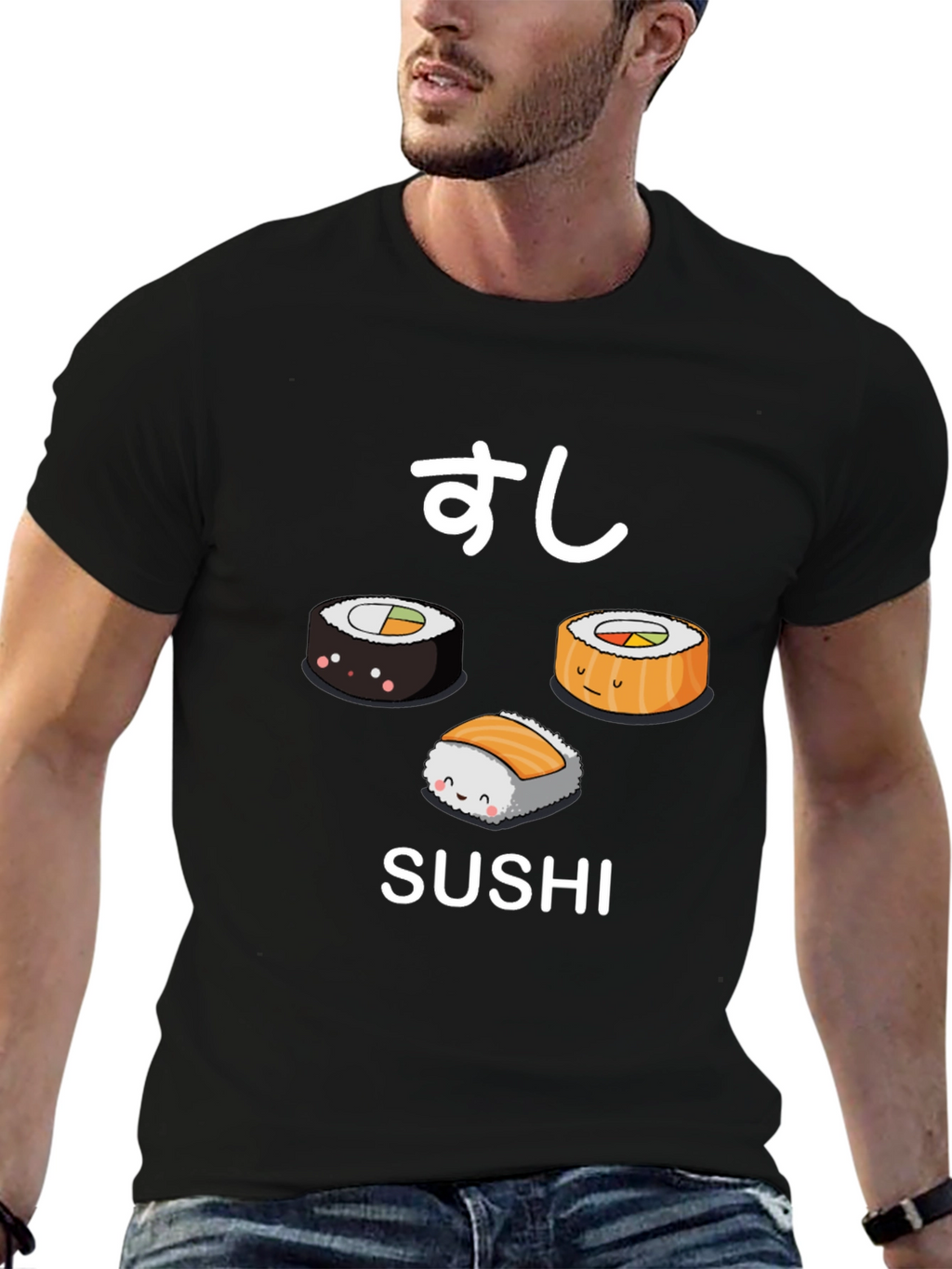 Sushi Lover T-Shirt - Kawaii Japanese Food Tee