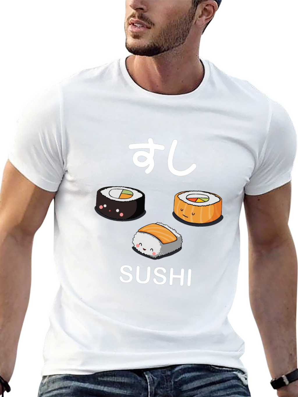 Sushi Lover T-Shirt - Kawaii Japanese Food Tee
