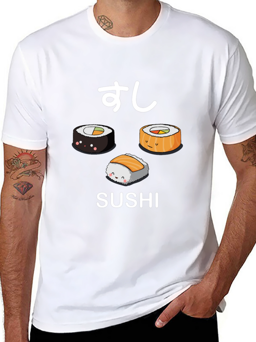 Sushi Lover T-Shirt - Kawaii Japanese Food Tee