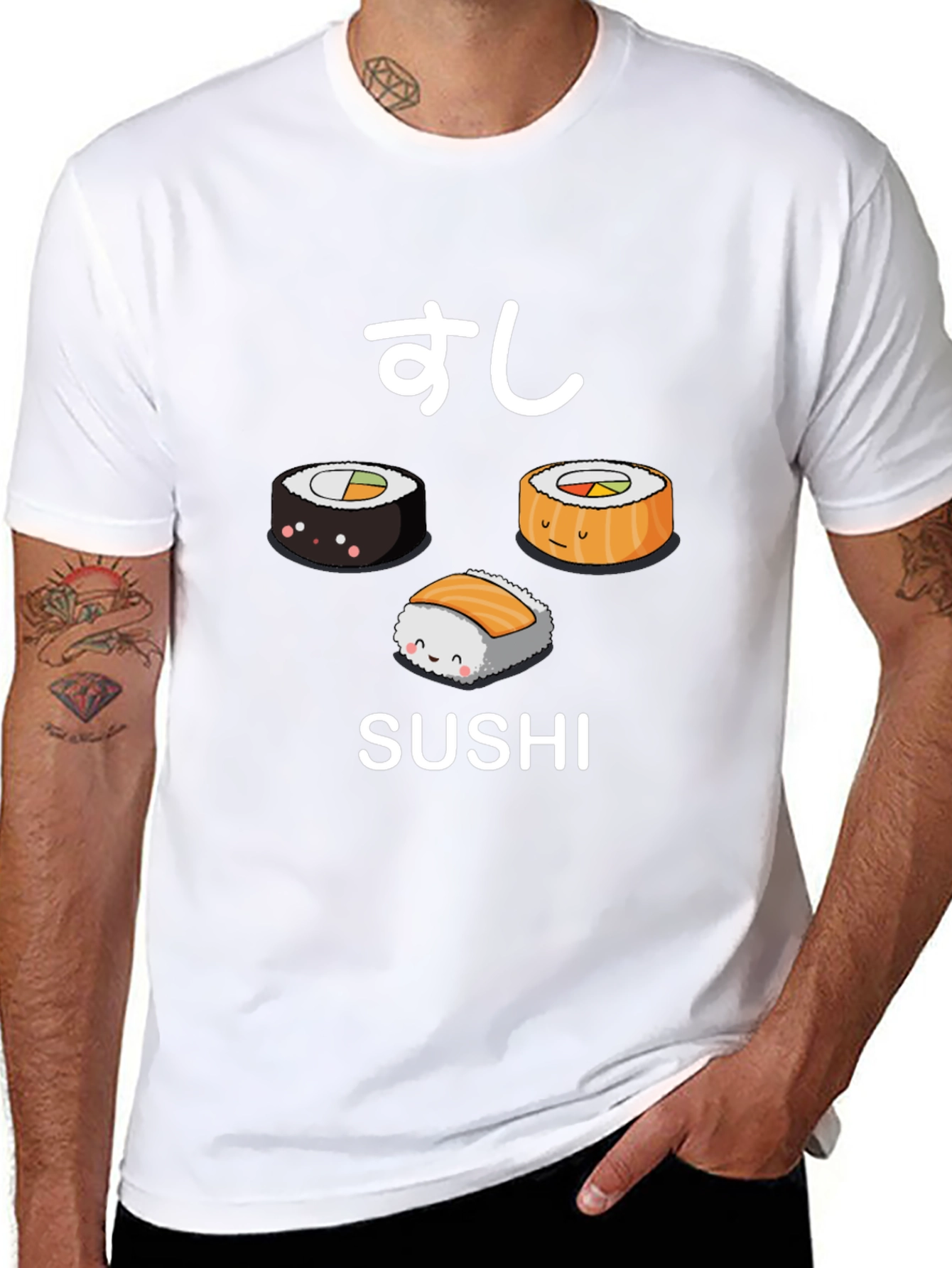 Sushi Lover T-Shirt - Kawaii Japanese Food Tee