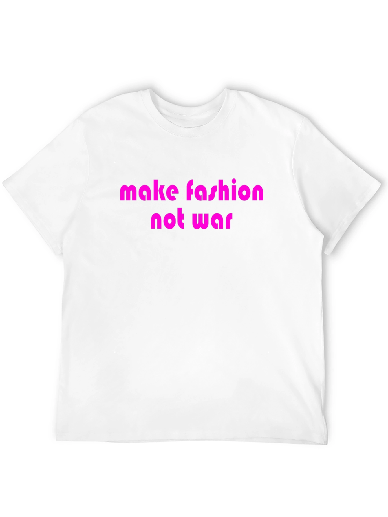 Make Fashion Not War Graphic T-Shirt
