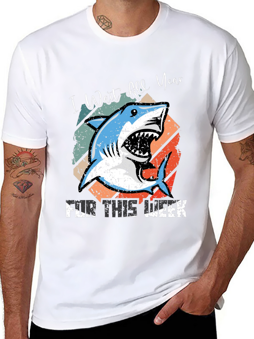 Shark Week T-Shirt - I Wait All Year