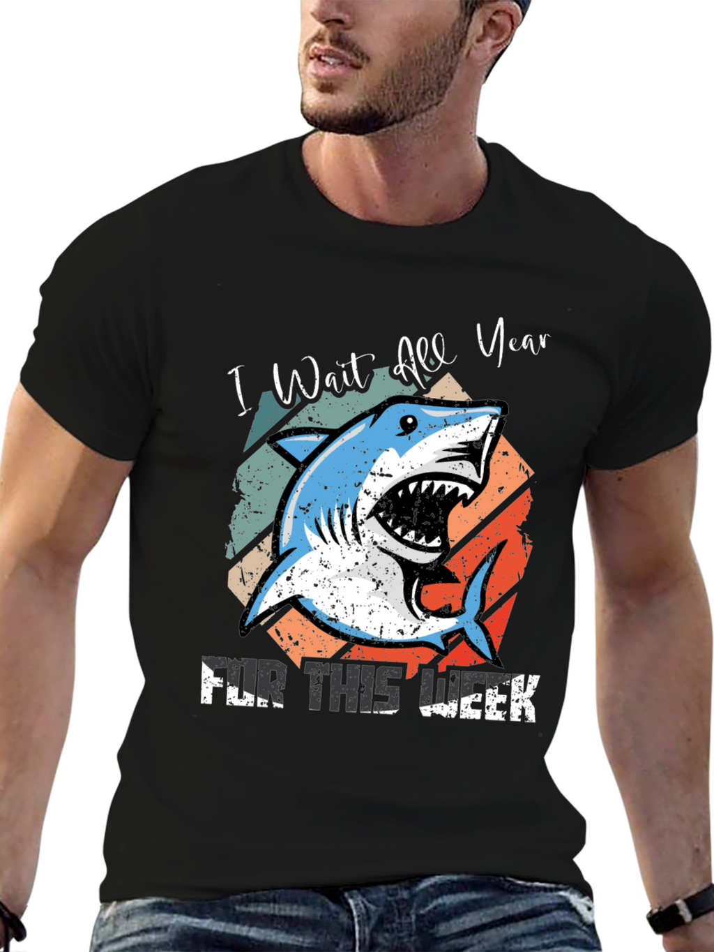 Shark Week T-Shirt - I Wait All Year