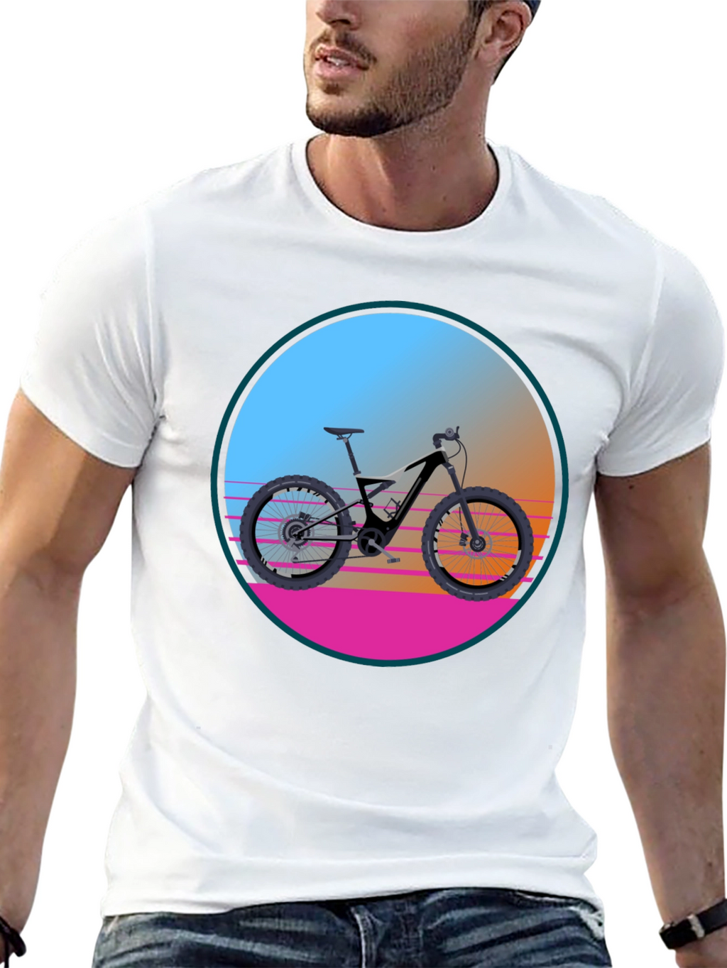 Retro Mountain Bike T-Shirt