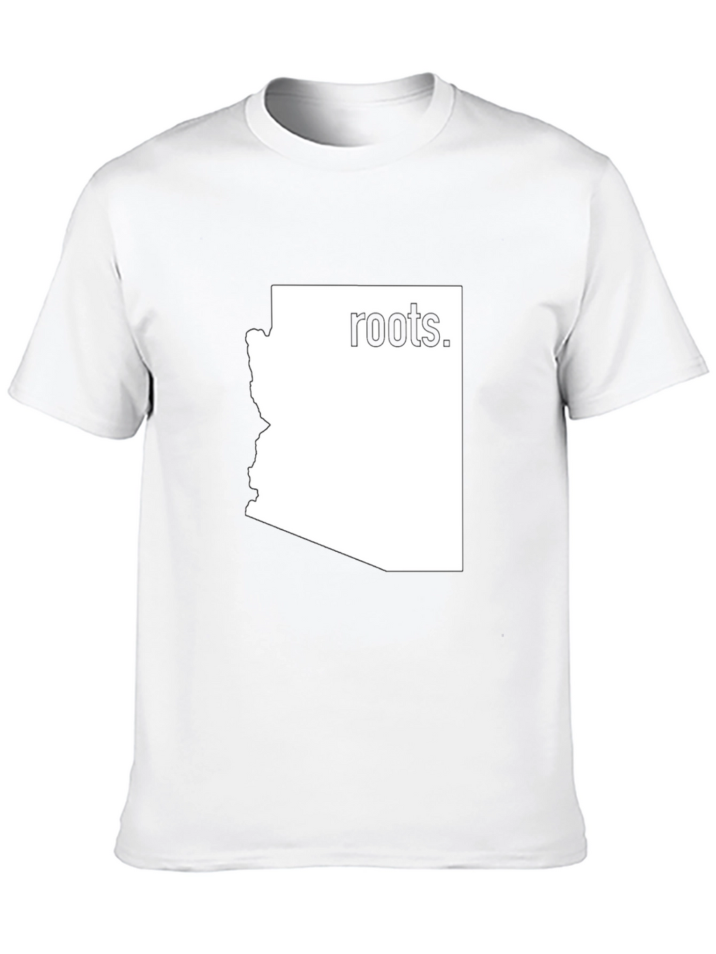 Arizona Roots Graphic Tee - Black Cotton Shirt