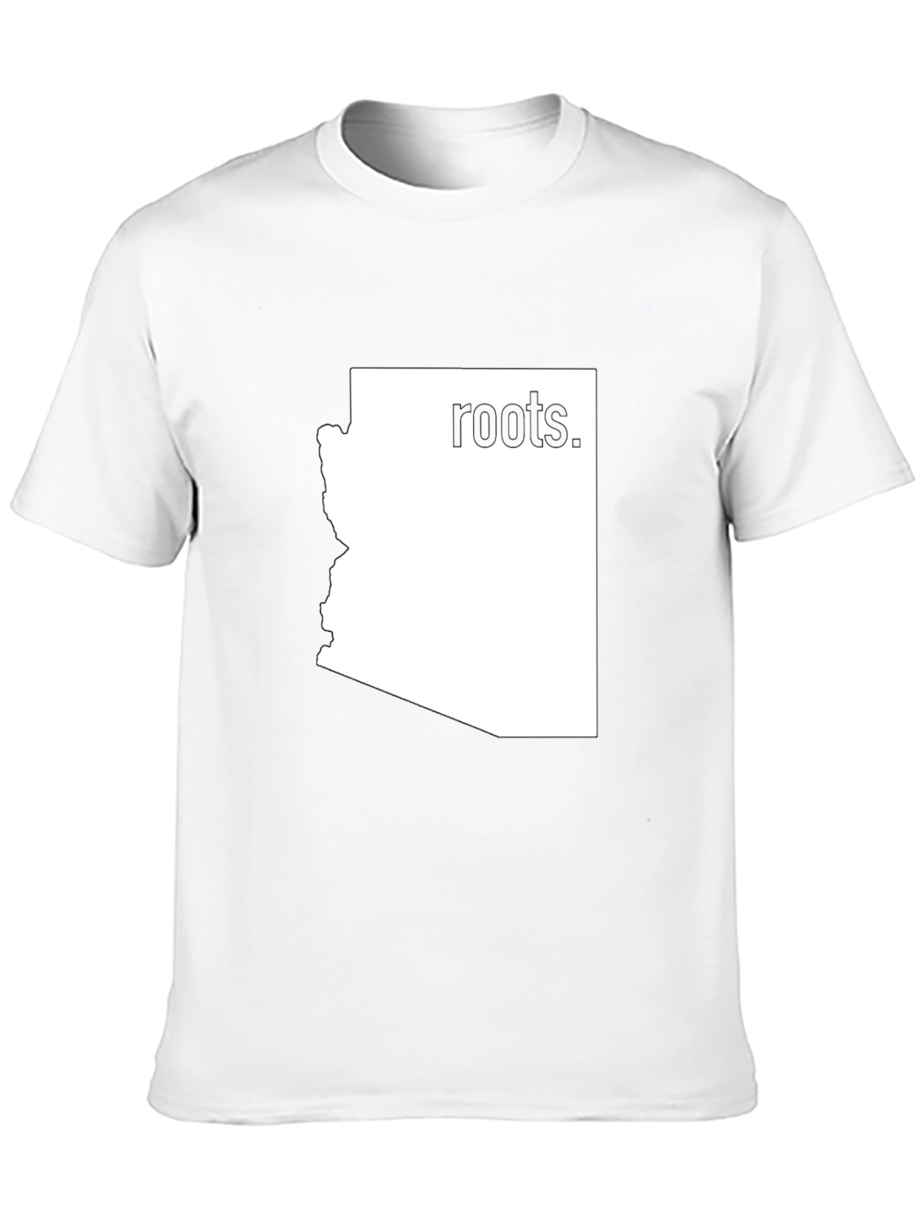 Arizona Roots Graphic Tee - Black Cotton Shirt