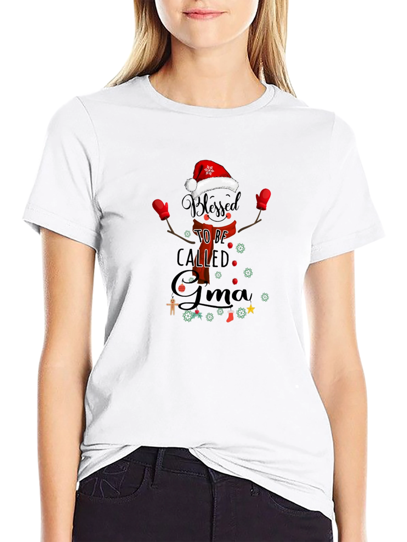 Blessed To Be Called Grandma Christmas T-Shirt