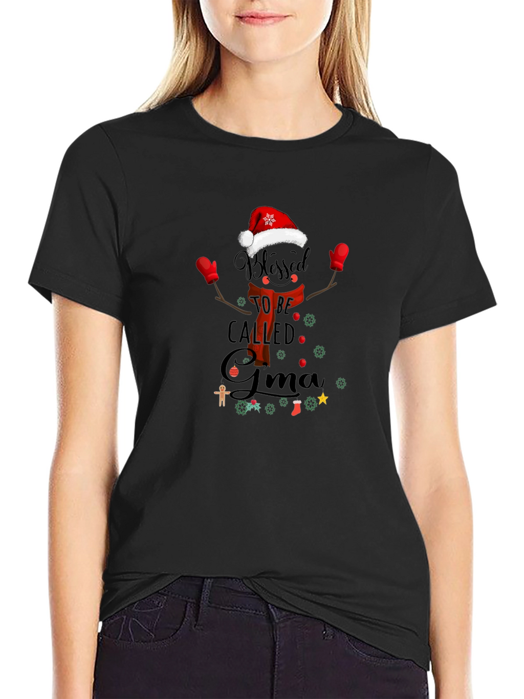 Blessed To Be Called Grandma Christmas T-Shirt