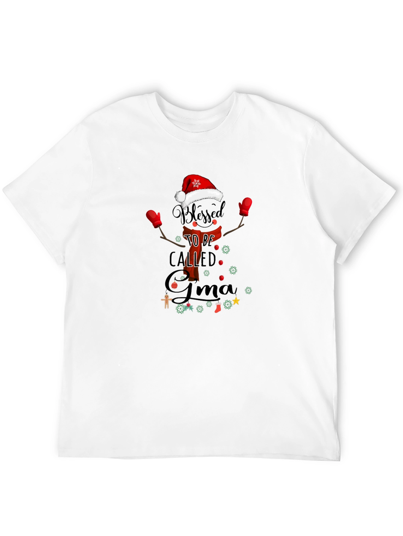 Blessed To Be Called Grandma Christmas T-Shirt