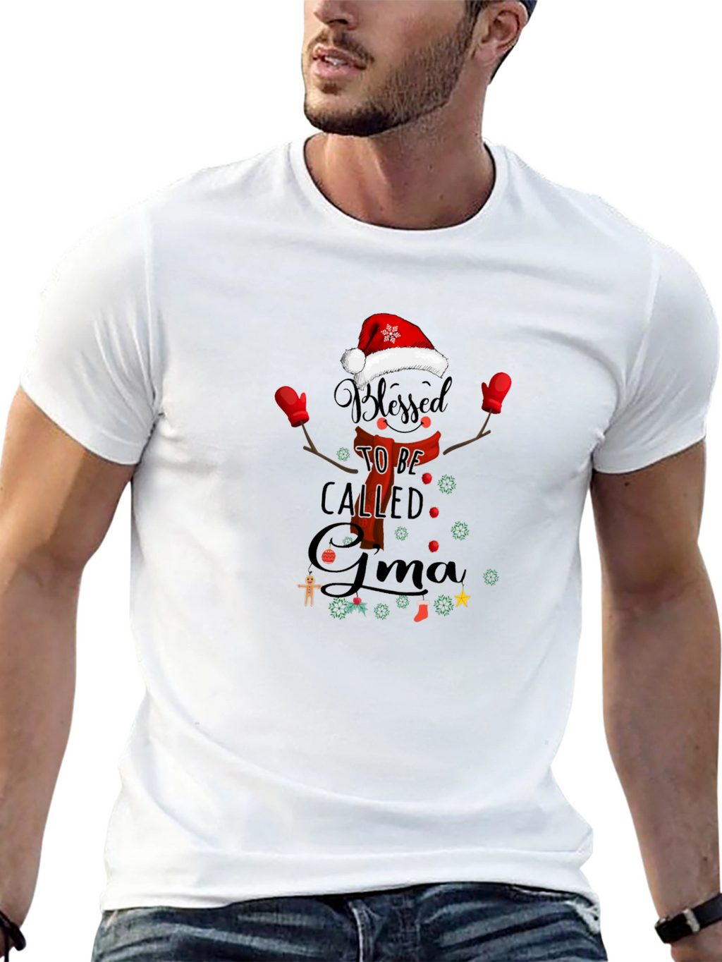 Blessed To Be Called Grandma Christmas T-Shirt