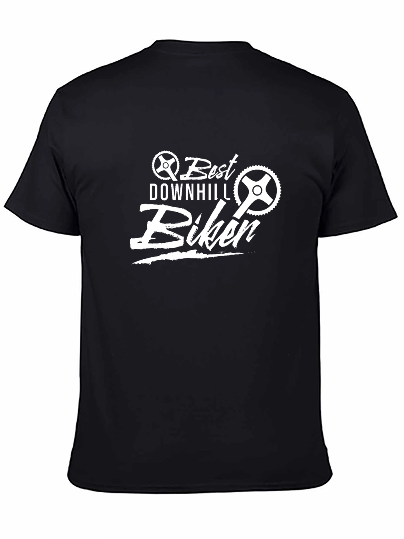 Best Downhill Biker T-Shirt - Black