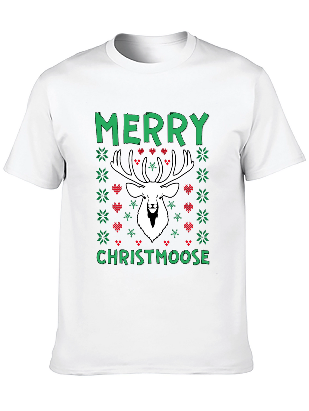 Merry Christmoose T-Shirt Holiday Graphic Tee