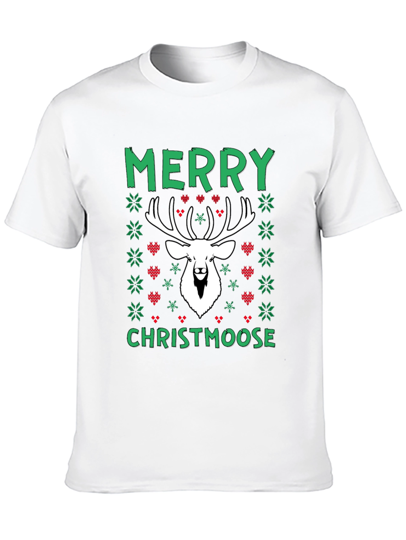 Merry Christmoose T-Shirt Holiday Graphic Tee