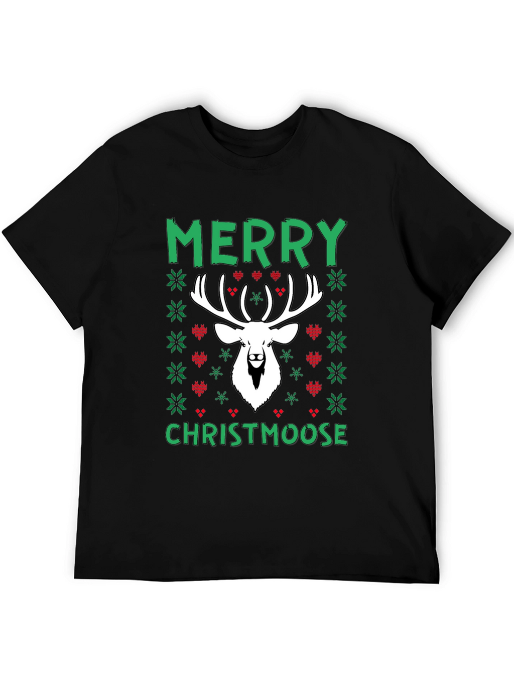 Merry Christmoose T-Shirt Holiday Graphic Tee