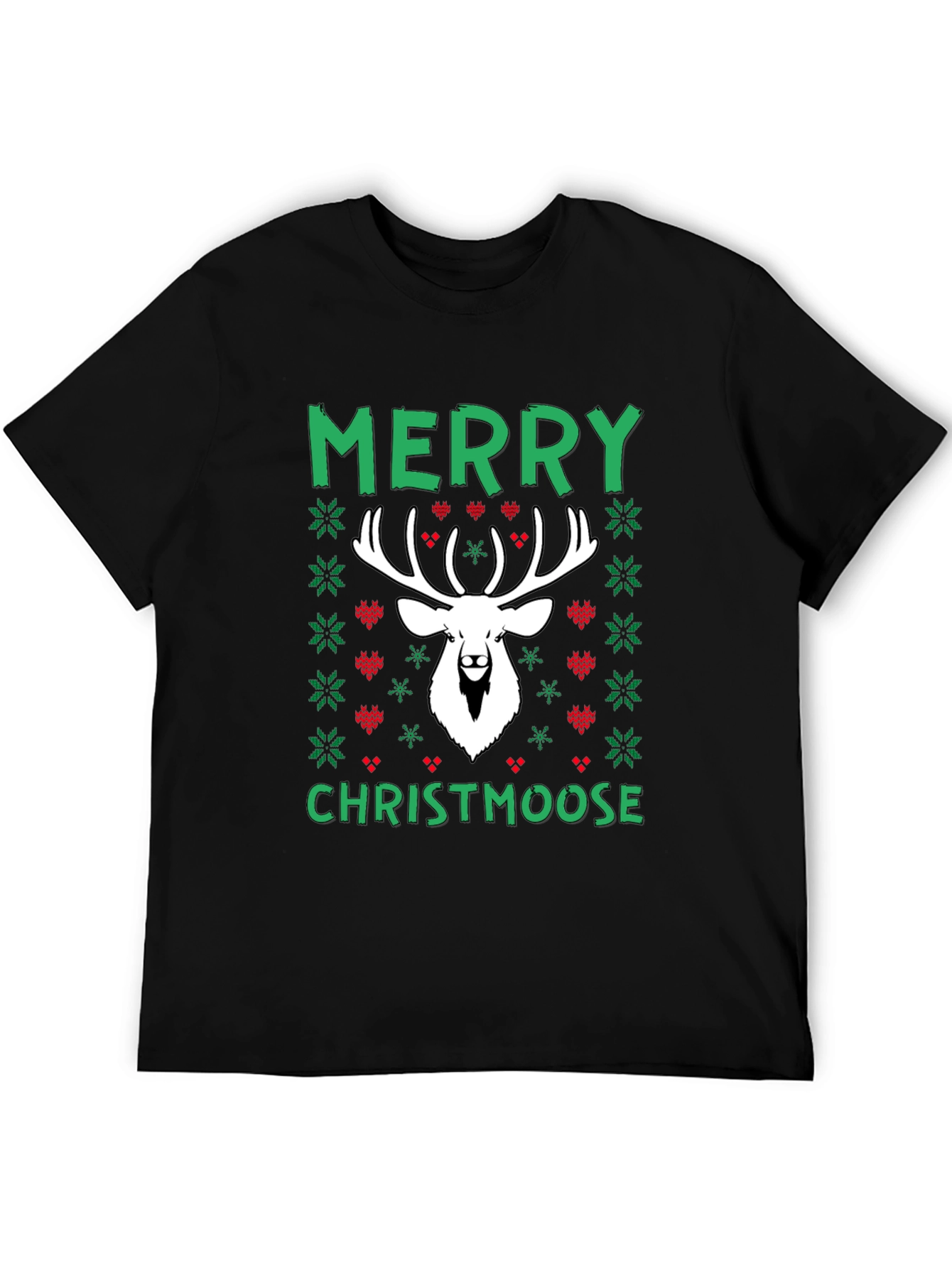 Merry Christmoose T-Shirt Holiday Graphic Tee