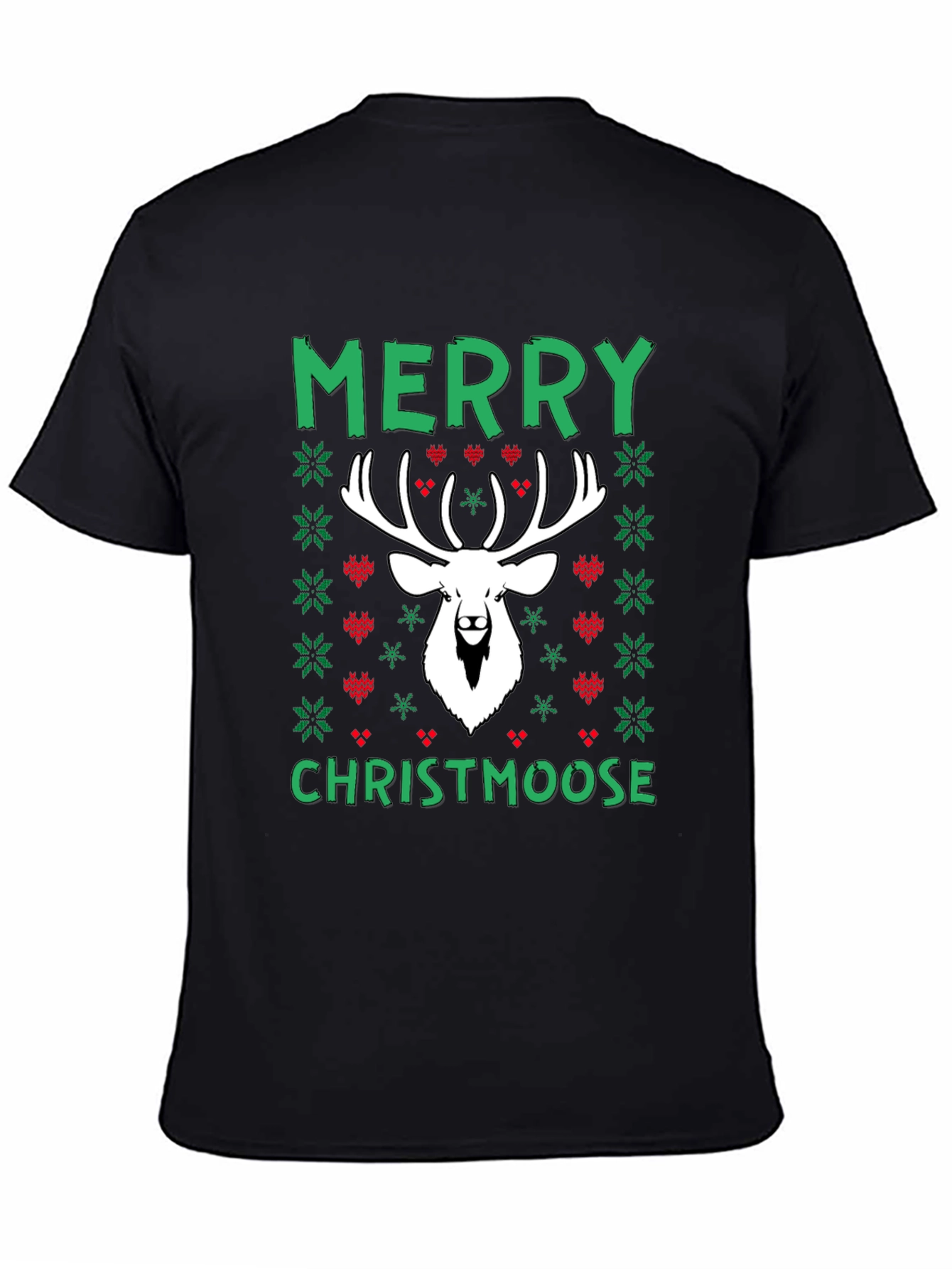 Merry Christmoose T-Shirt Holiday Graphic Tee
