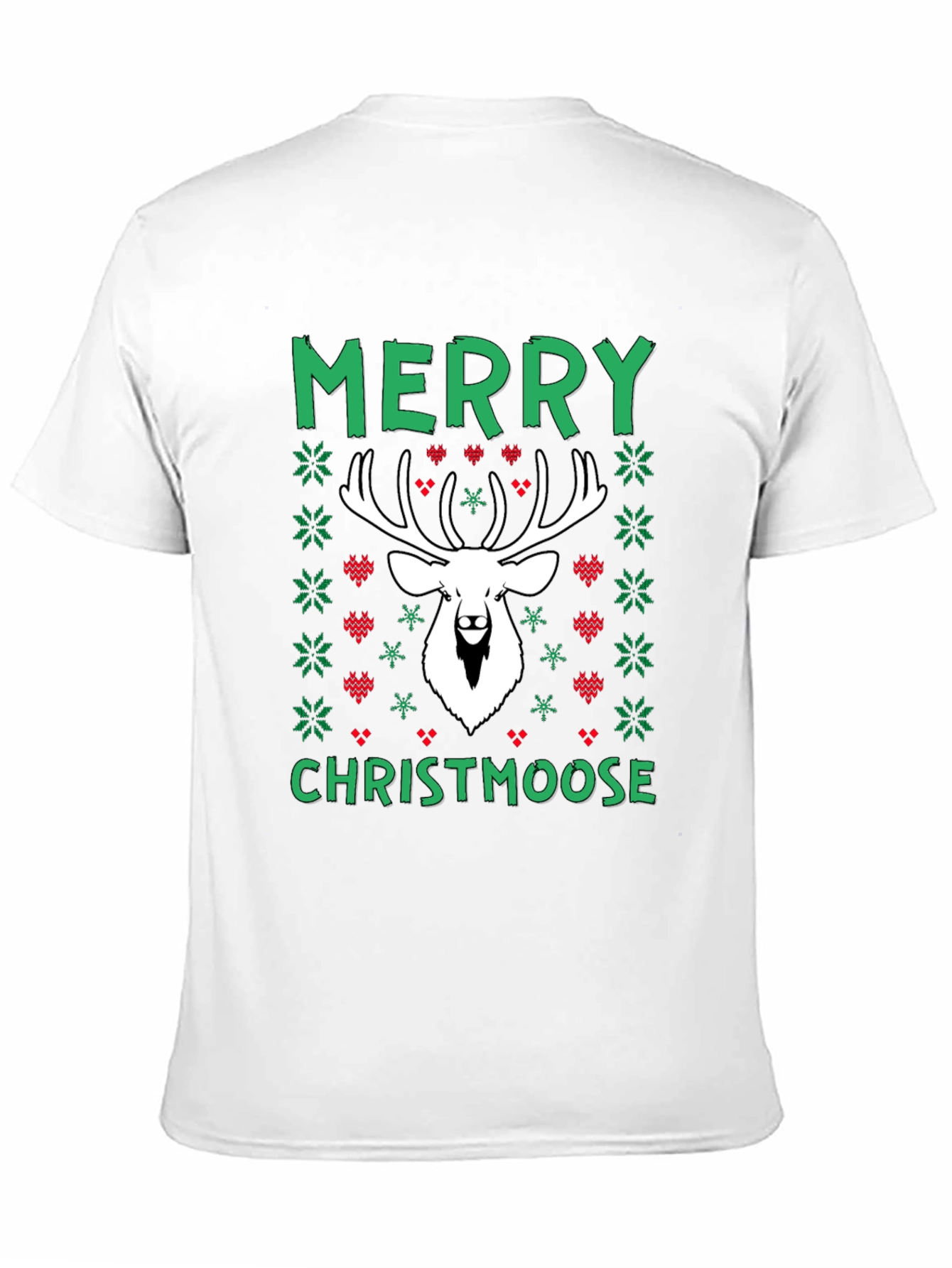 Merry Christmoose T-Shirt Holiday Graphic Tee