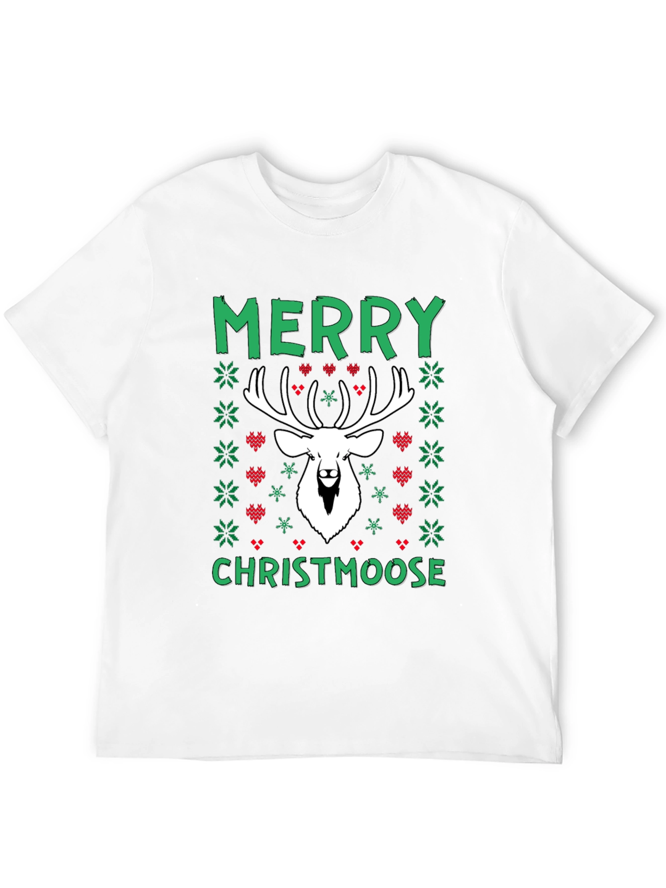 Merry Christmoose T-Shirt Holiday Graphic Tee