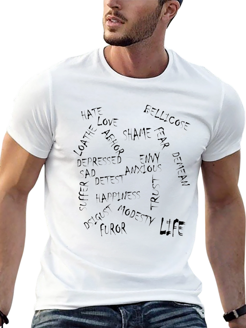 Emotional State Spiral Graphic Tee