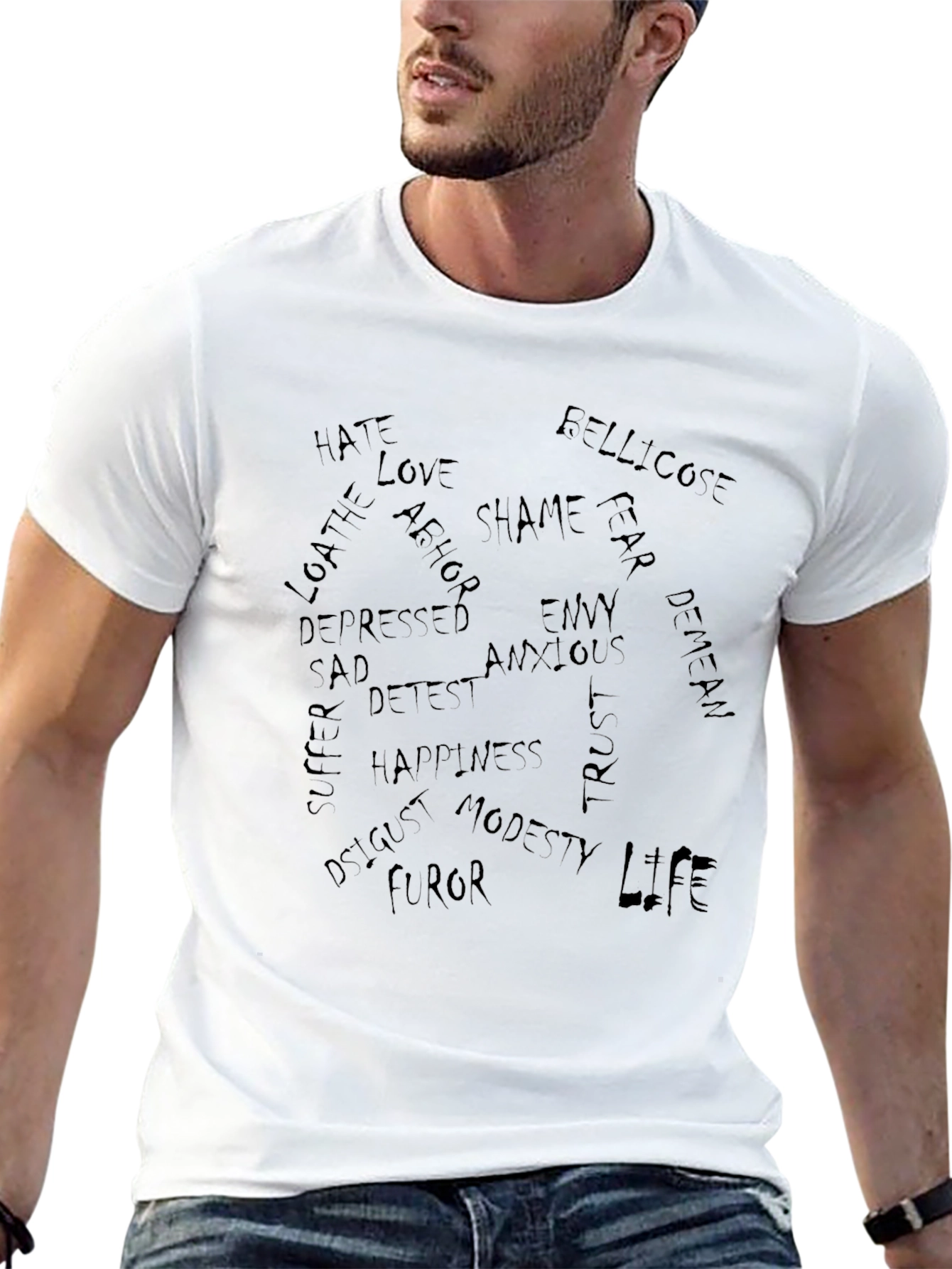 Emotional State Spiral Graphic Tee