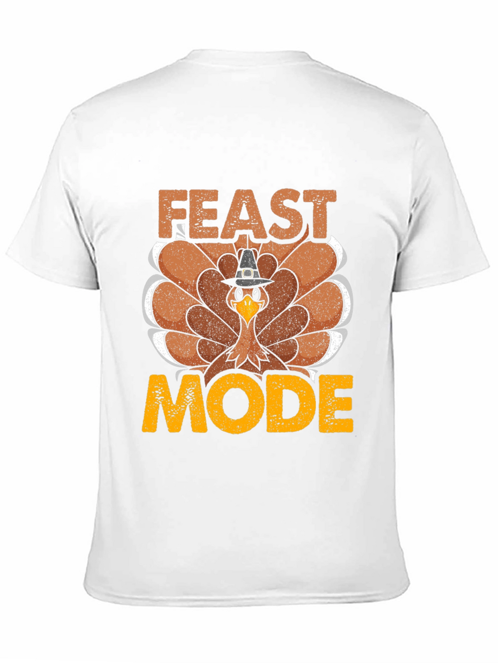 Feast Mode Turkey Graphic T-Shirt - Thanksgiving Apparel