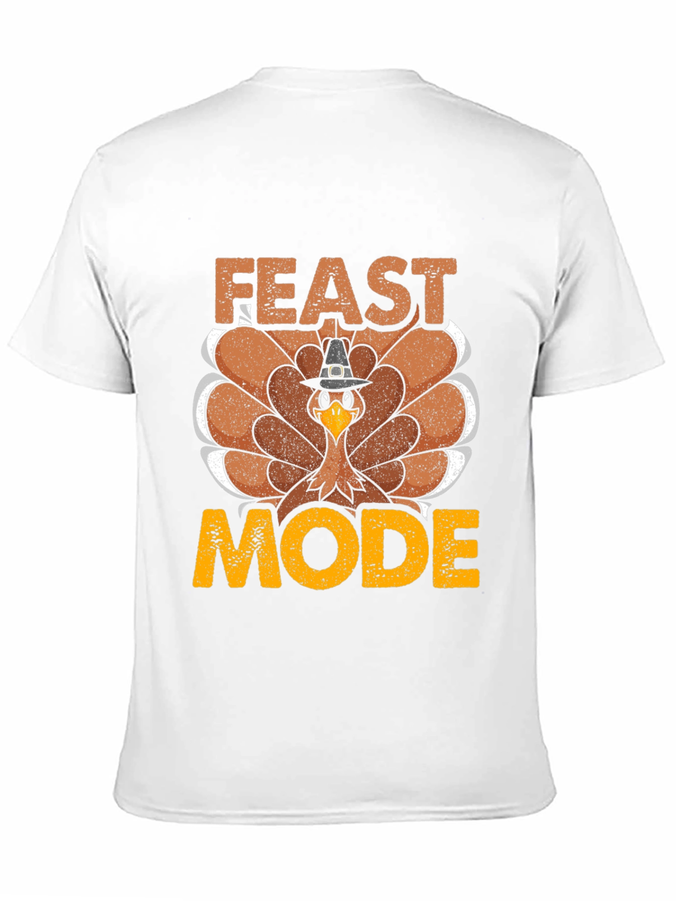 Feast Mode Turkey Graphic T-Shirt - Thanksgiving Apparel