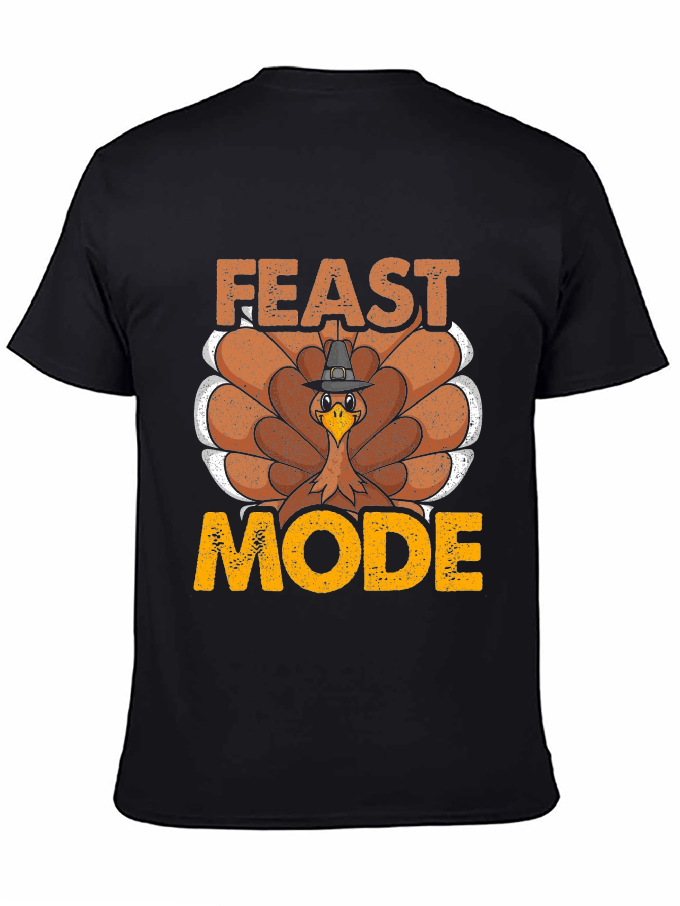 Feast Mode Turkey Graphic T-Shirt - Thanksgiving Apparel