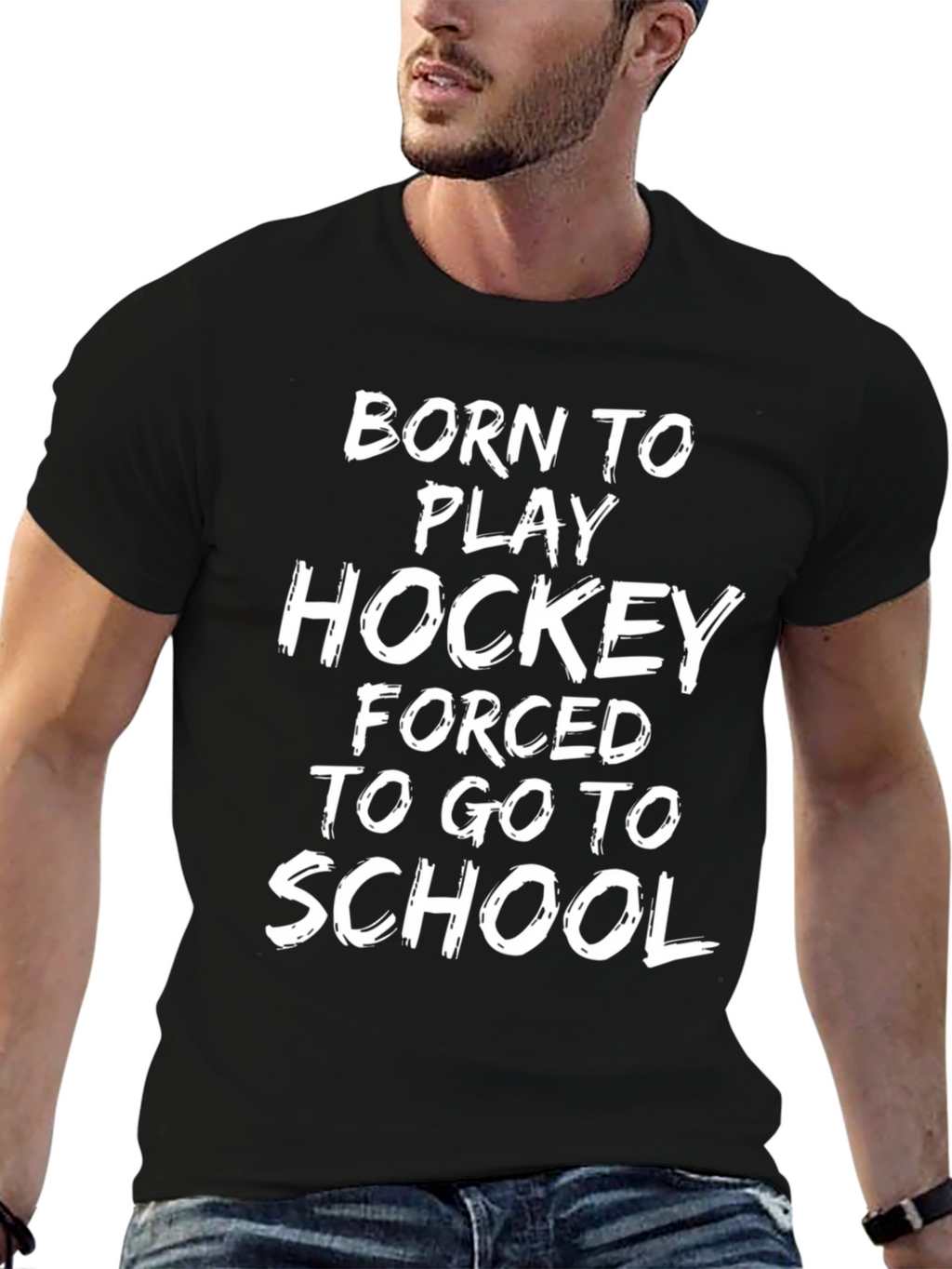 Born To Play Hockey T-Shirt