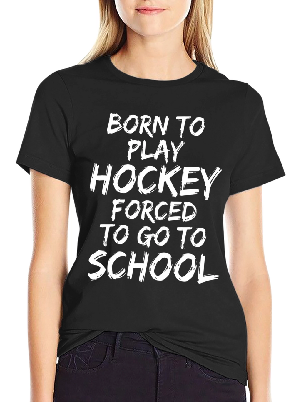 Born To Play Hockey T-Shirt