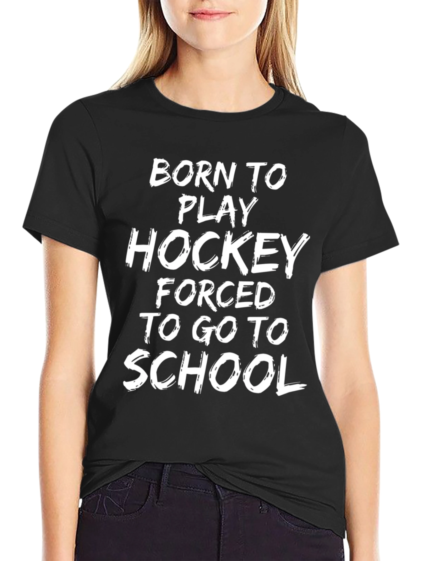 Born To Play Hockey T-Shirt