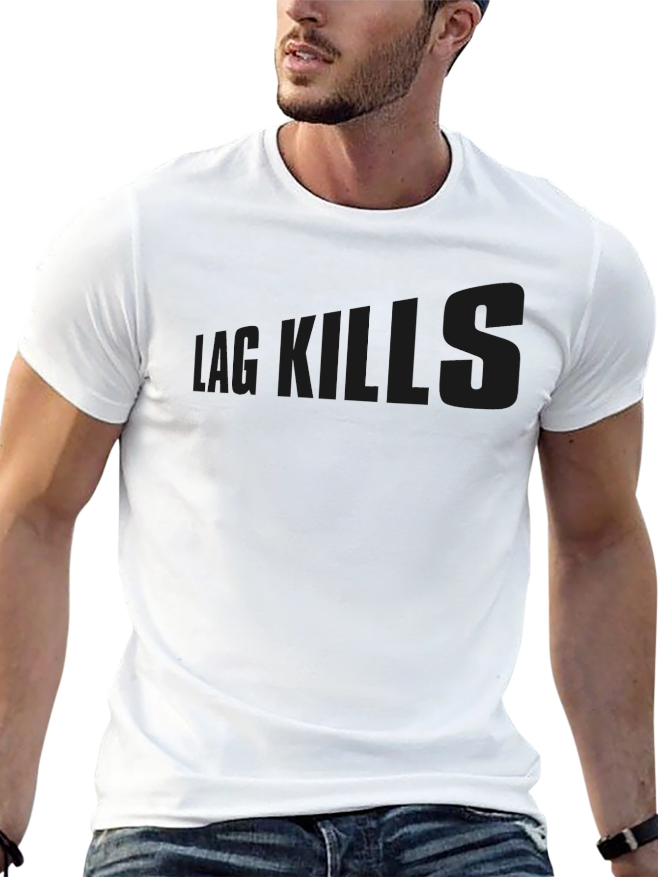 Black T-Shirt Lag Kills