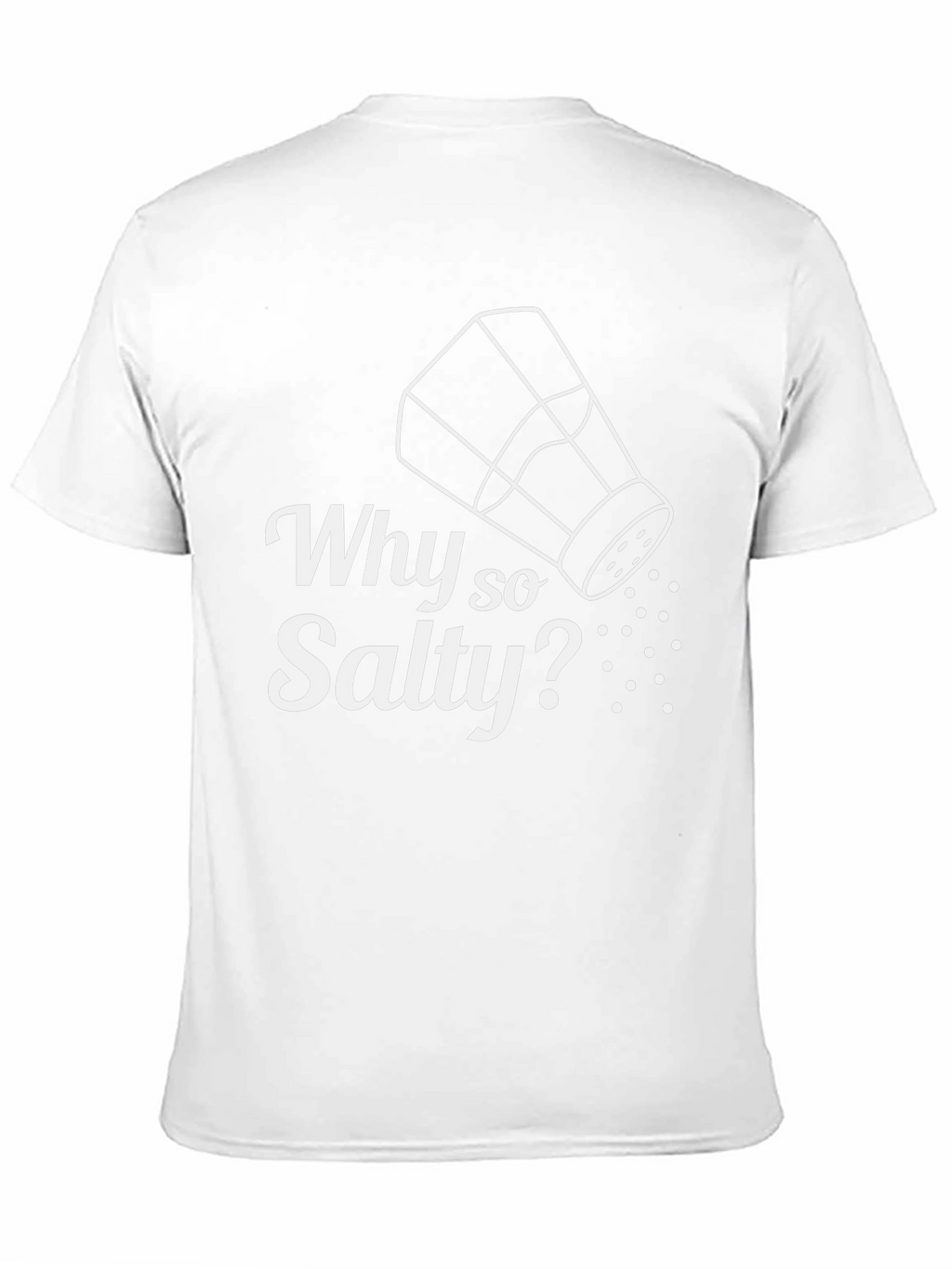 Why So Salty? Graphic Tee - Mens Black T-Shirt