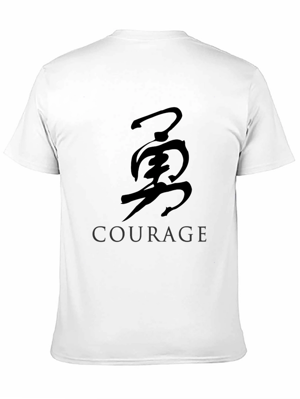 Courage Kanji T-Shirt - Black Graphic Tee