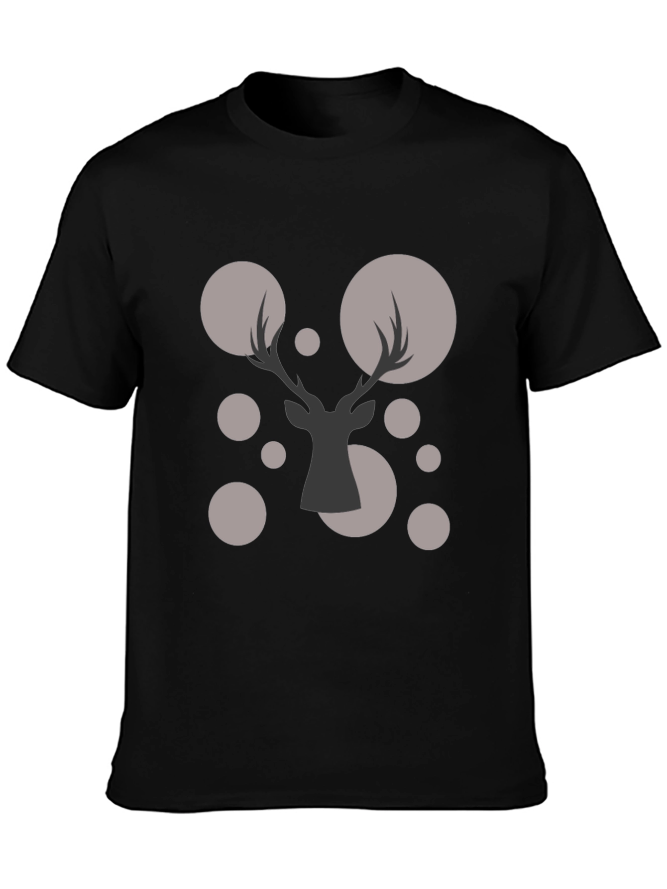 Modern Deer Silhouette Graphic Tee