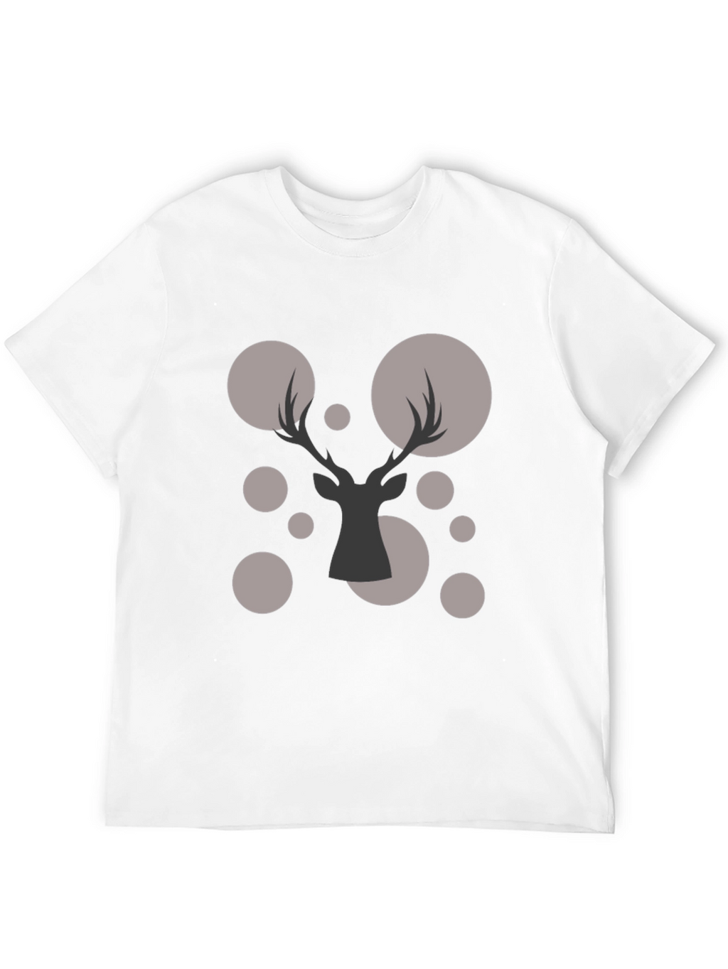 Modern Deer Silhouette Graphic Tee