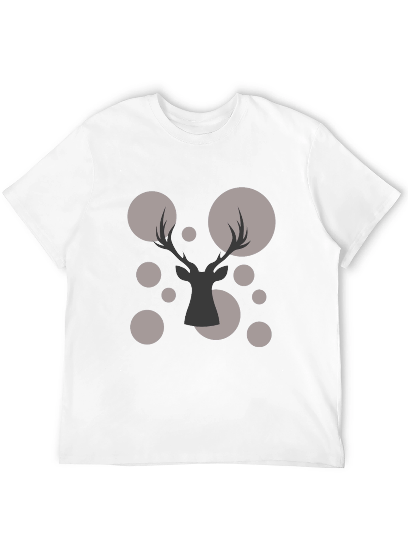 Modern Deer Silhouette Graphic Tee