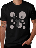 Modern Deer Silhouette Graphic Tee