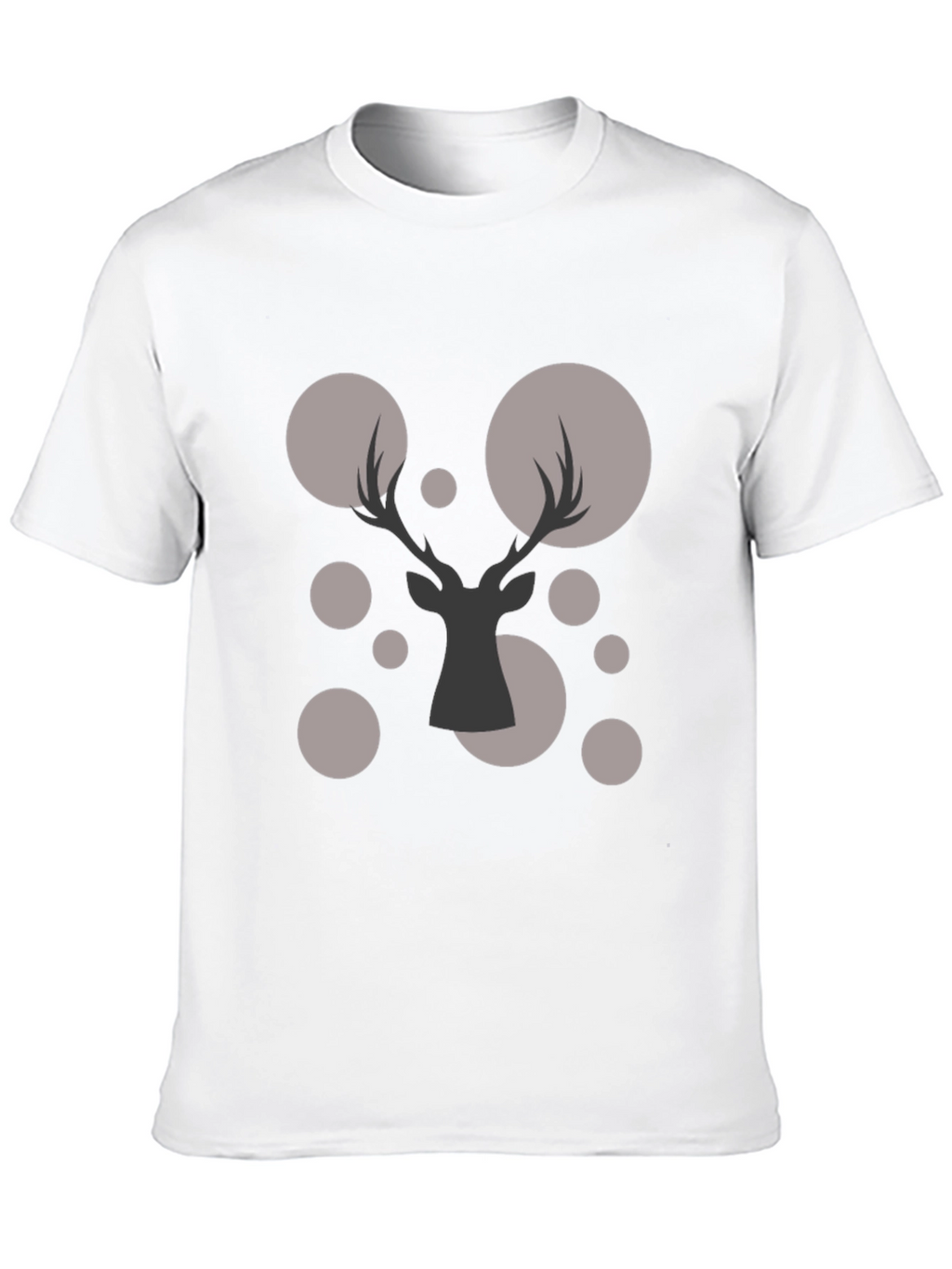 Modern Deer Silhouette Graphic Tee