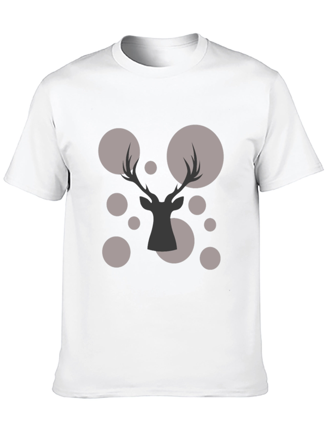 Modern Deer Silhouette Graphic Tee