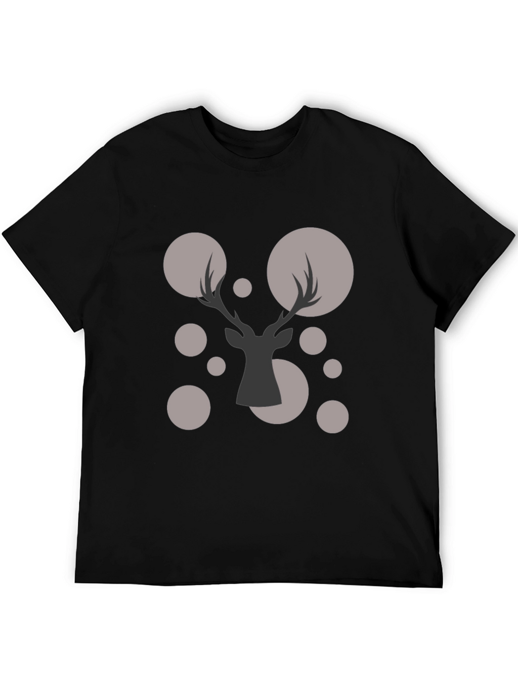 Modern Deer Silhouette Graphic Tee