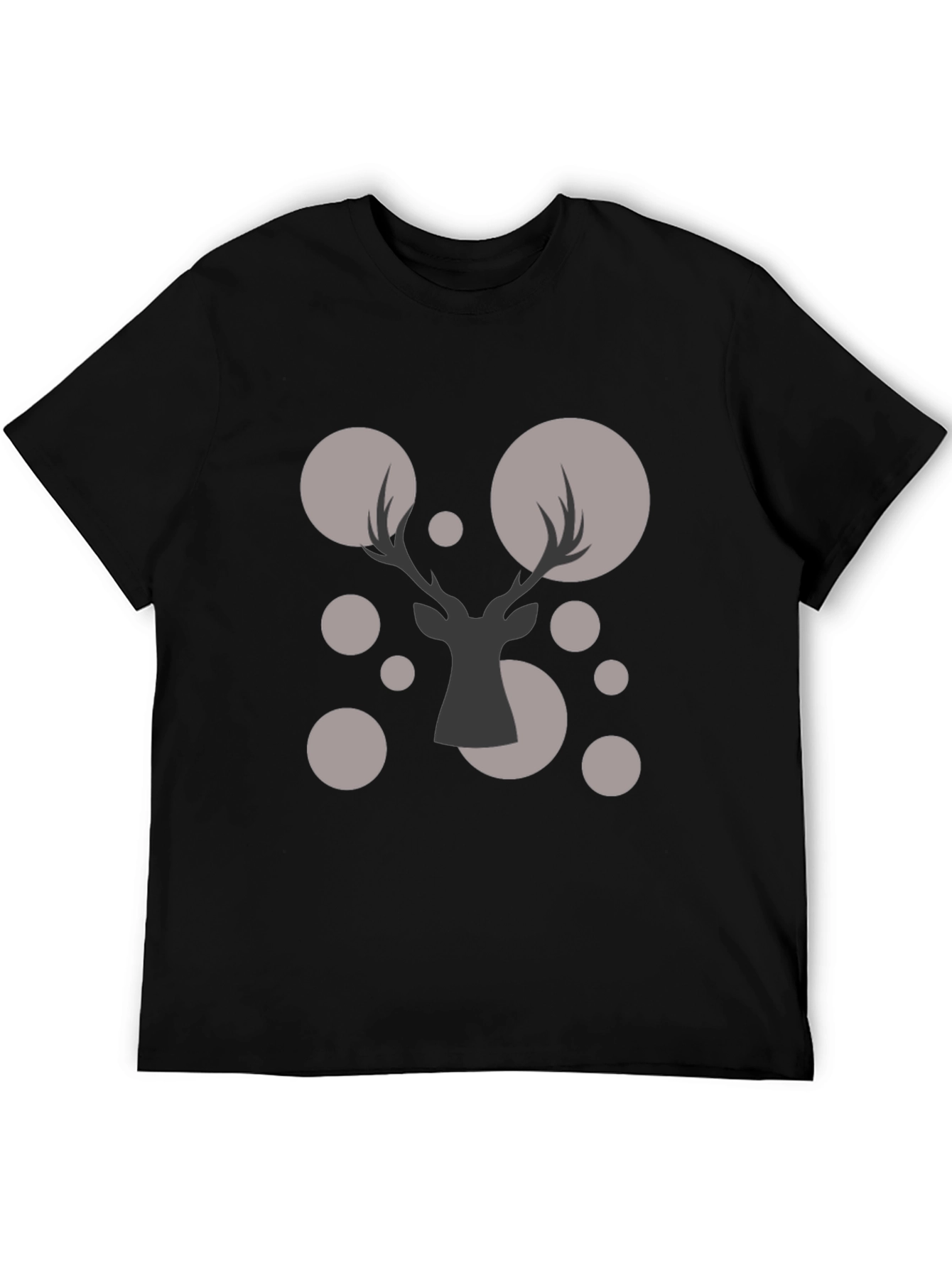 Modern Deer Silhouette Graphic Tee