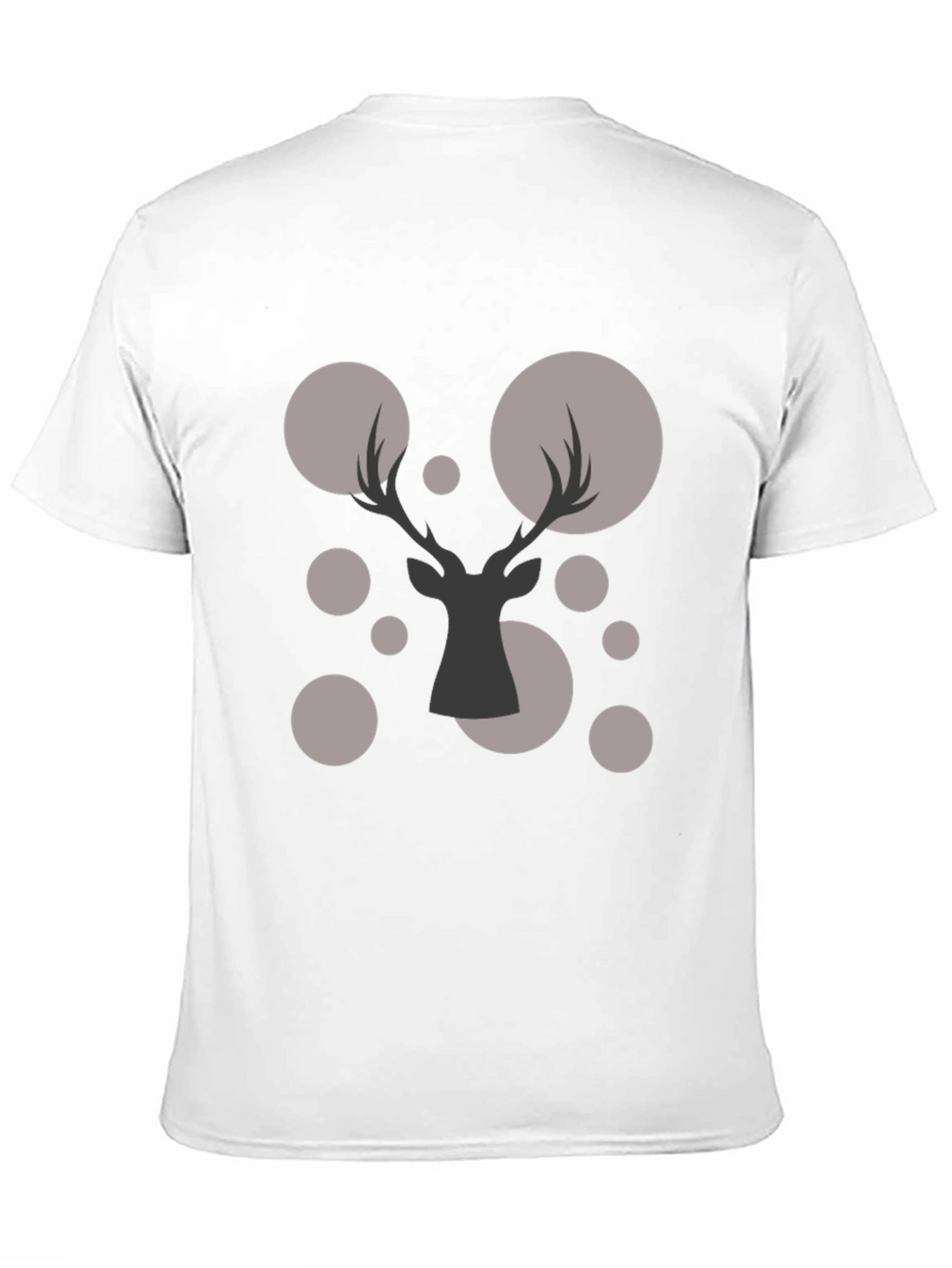 Modern Deer Silhouette Graphic Tee