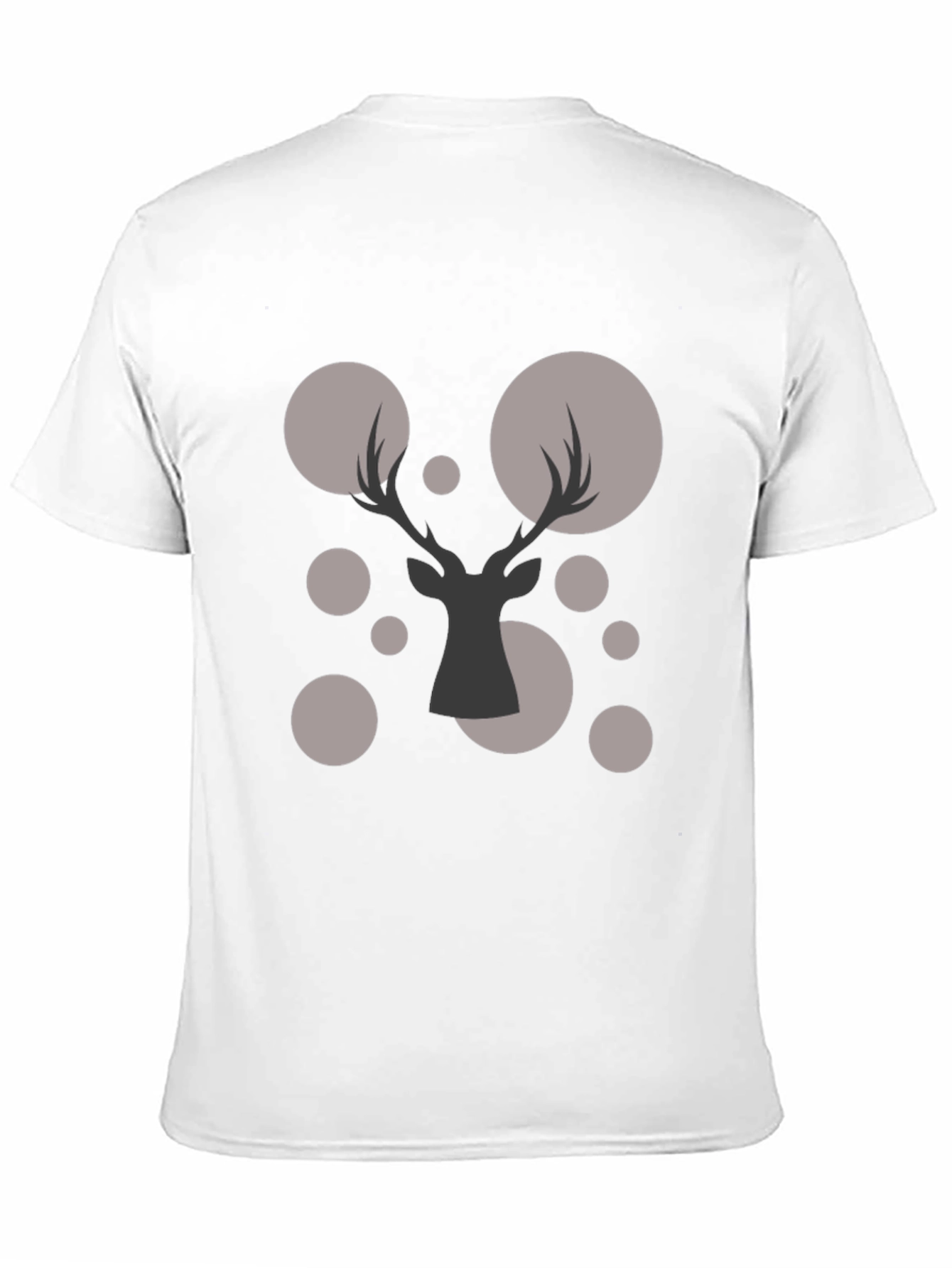 Modern Deer Silhouette Graphic Tee