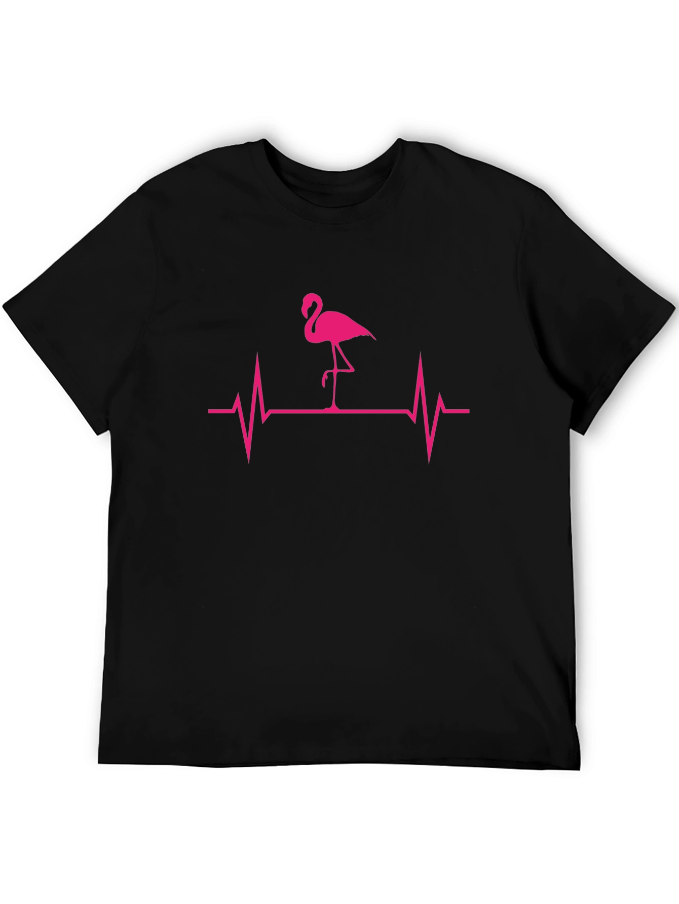 Flamingo Heartbeat Graphic Tee