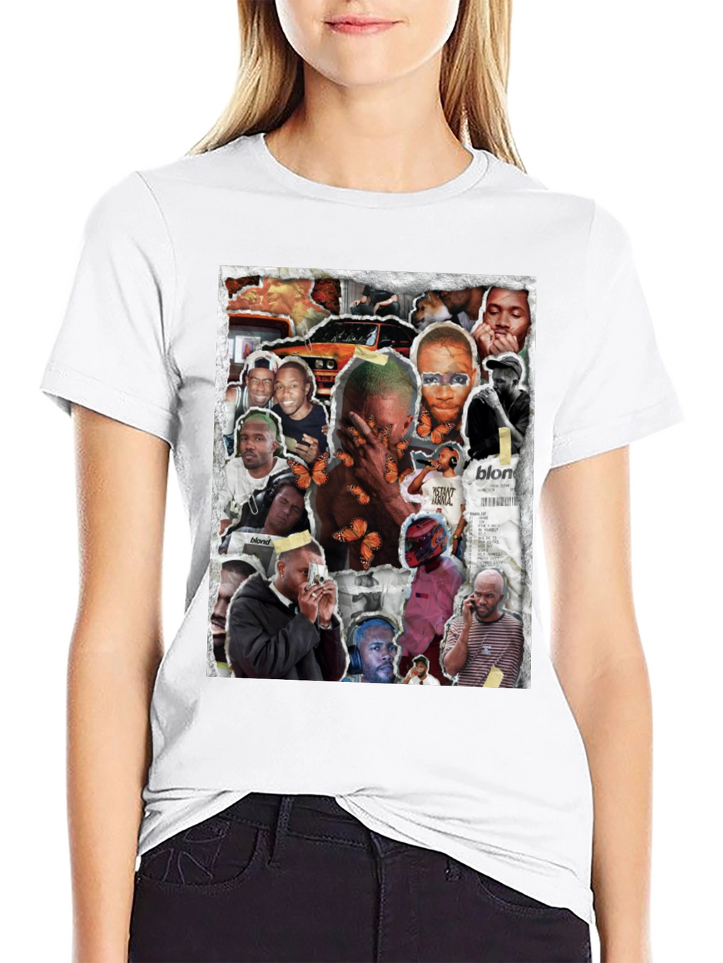 Frank Ocean Collage Graphic T-Shirt