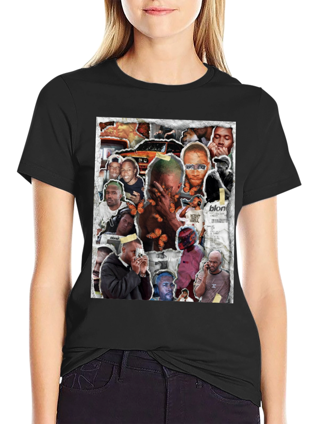 Frank Ocean Collage Graphic T-Shirt