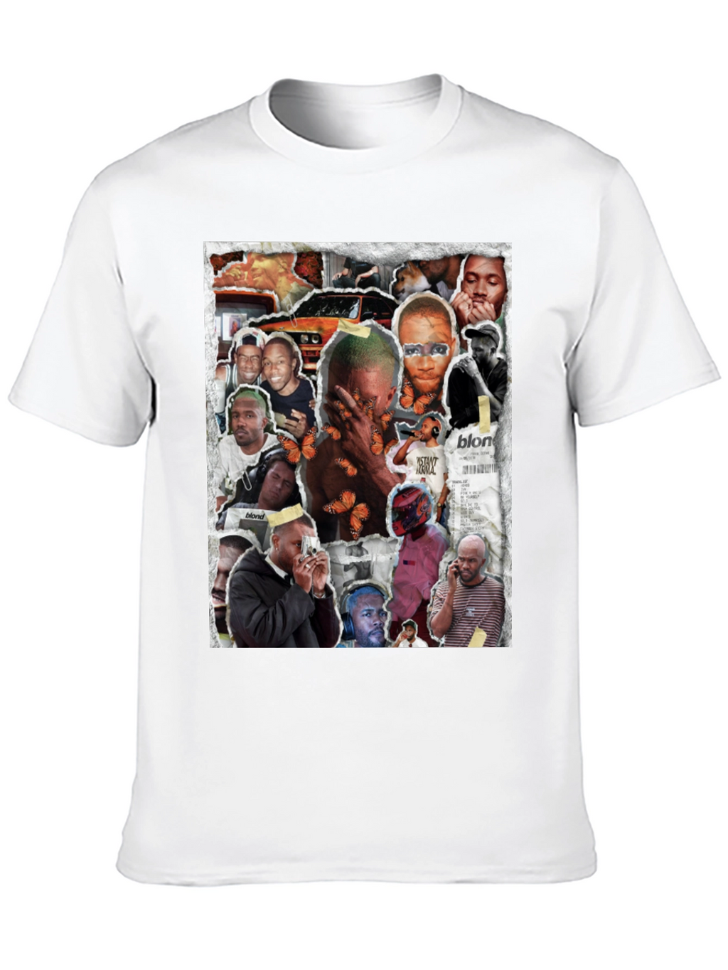 Frank Ocean Collage Graphic T-Shirt