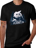 Wolf Planet B Black Graphic T-Shirt